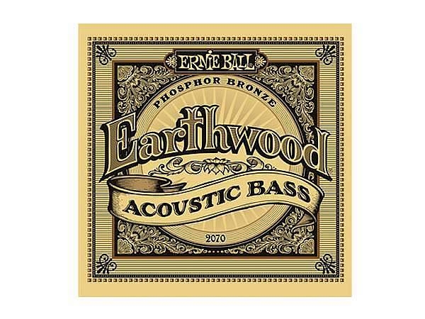 ernie ball 2070 earthwood - set di corde per basso acustico