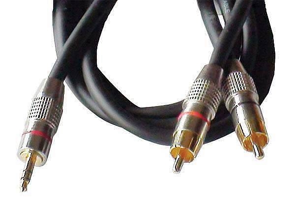 extreme cavo minijack stereo-due rca - 2 metri - mjs2r2pro