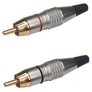 extreme rcabk connettore rca nero