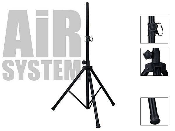 extreme stativo per cassa ad aria compressa professionale - supporto in alluminio treppiede asta - ss-5b-air