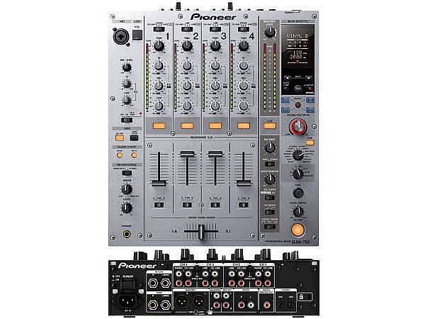 pioneer dj - djm-750 s - silver