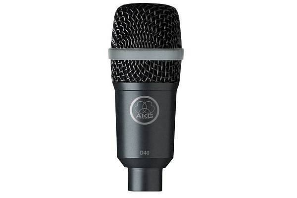 akg d40 - microfono dinamico cardioide per percussioni e fiati