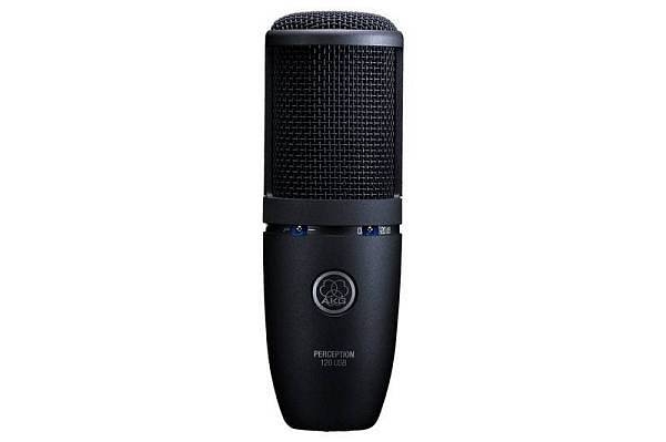 akg perception 120 usb - microfono a condensatore da studio di registrazione con porta usb