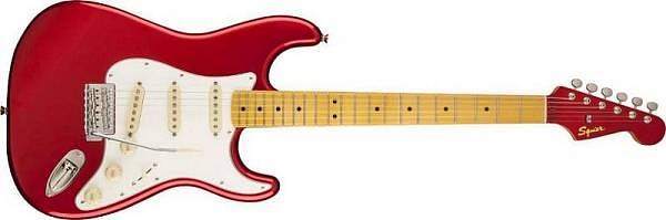 squier by fender classic vibe ‘50s stratocaster candy apple red