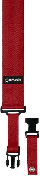 dimarzio dd2200rd tracolla clip nylon rosso