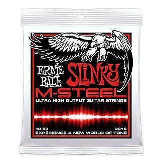 ernie ball 2915 - m-steel skinny top heavy bottom - corde per chitarra elettrica 10-52