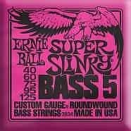 ernie ball 2824 - super slinky bass 5 - muta per basso 40-125