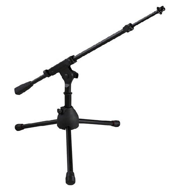 gator gfw-mic-2621 - asta microfono da grancassa/amplificatore con giraffa telescopica