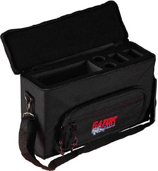 gator gm-2w - borsa per sistema wireless doppio microfono