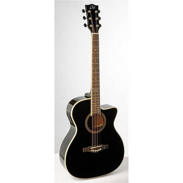 eko next 018 cw eq. chitarra acustica con eq. black