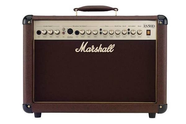 marshall as50d - 50w 2x8 acoustic soloist combo con horn