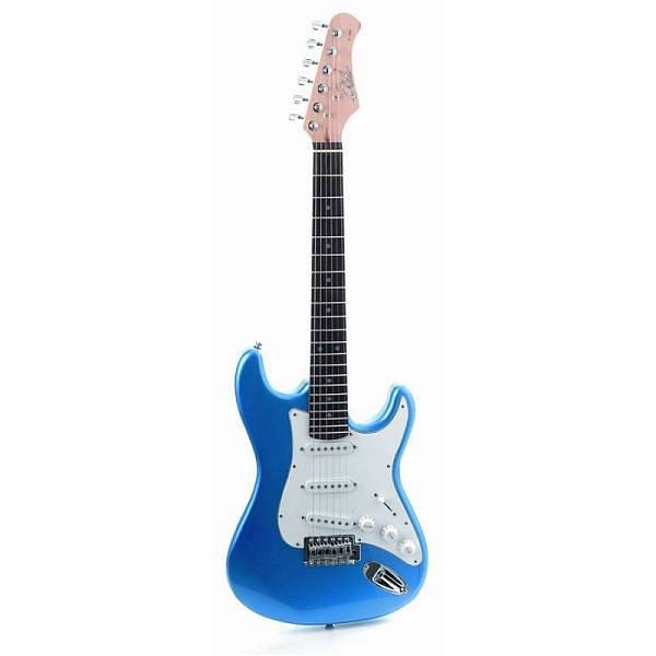 eko s-100 3/4 metallic blue - chitarra elettrica blu metallizzato misura ridotta