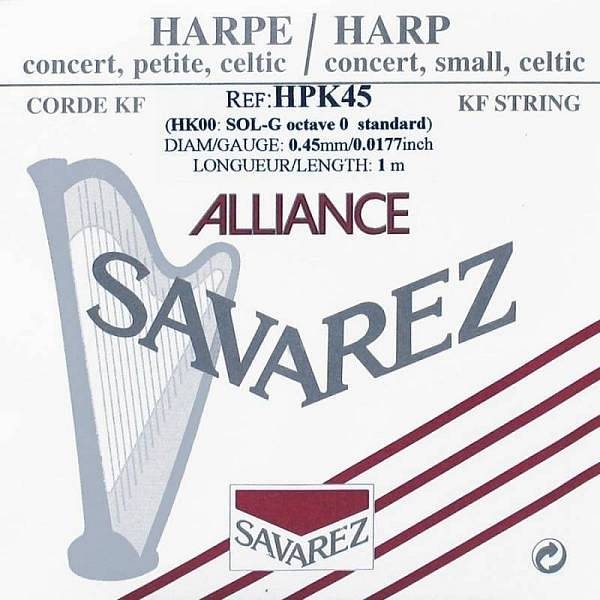 savarez hpk45 ottava 0, nota sol (0.45 mm)