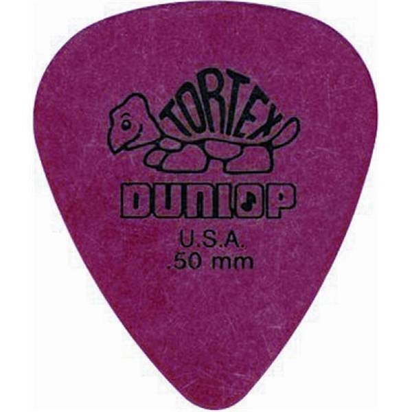 dunlop 418p tortex standard red .50 confezione 12 plettri