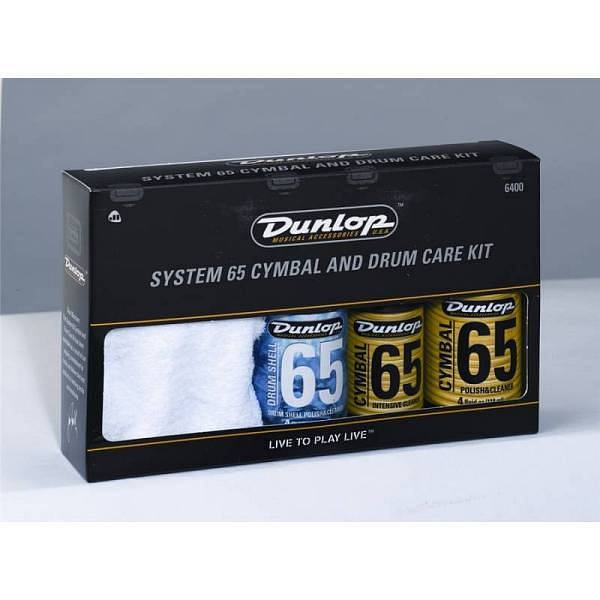 dunlop 6400 cymbal & drum care kit