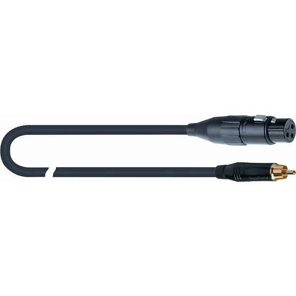 quik lok mpb/420-2 bk - cavo xlrf rca - 2 metri