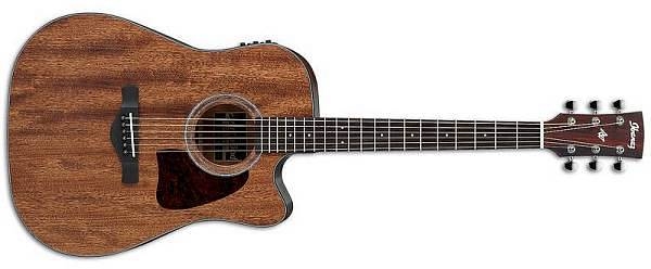 ibanez aw54ce-opn - open pore natural - chitarra acustica elettrificata