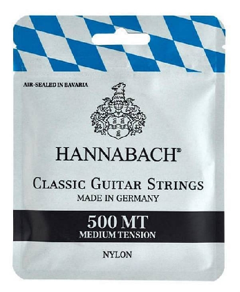 hannabach 500mt muta di corde per chitarra classica tensione normale - confezione nera