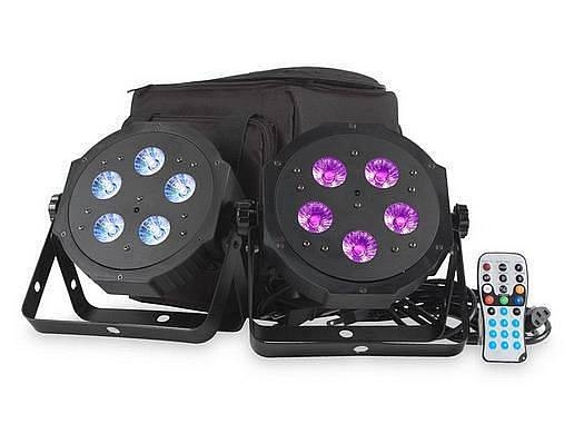 american dj vpar pak - due par a led con borsa e telecomando