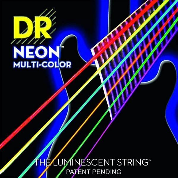 dr strings mce-10 - neon - corde fluorescenti per chitarra elettrica