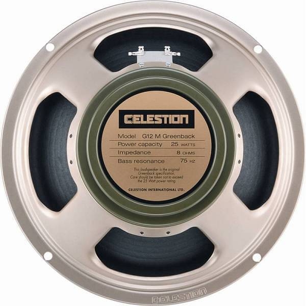 celestion g12m 25w 8ohm greenback