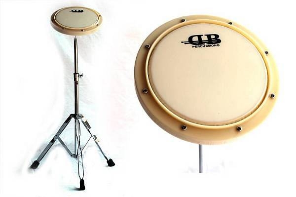 db percussion allenatore per batteria con supporto - drum practice pad