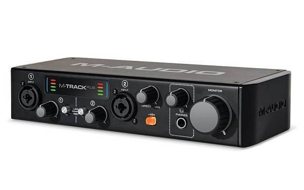 m audio m-track plus mkii - scheda audio 2 in 2 out con software