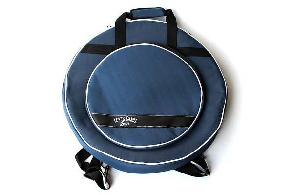 luke & daniel 11615d - borsa imbottita per piatti 20 con tracolle a zaino - serie blue