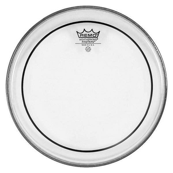 remo weatherking pinstripe clear 13 - pelle battente per tom batteria