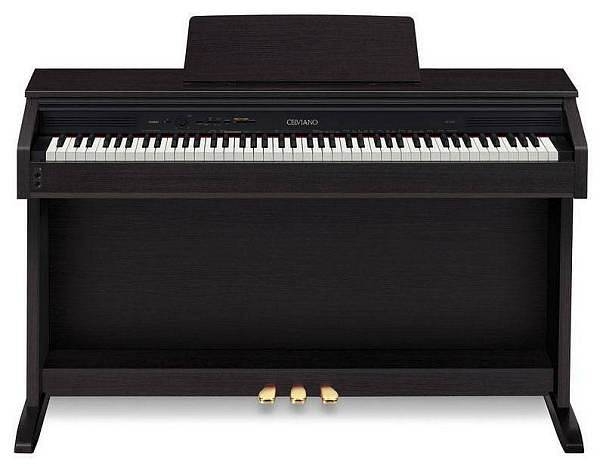 casio ap 260 bk celviano - pianoforte digitale con mobile, leggio e pedaliera.