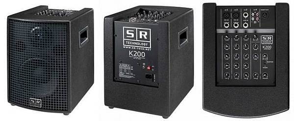 sr technologies k200 - amplificatore con mixer per tutti gli usi