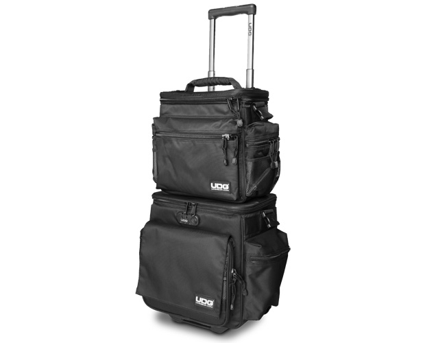 ultimate slingbag trolley set deluxe black, orange inside