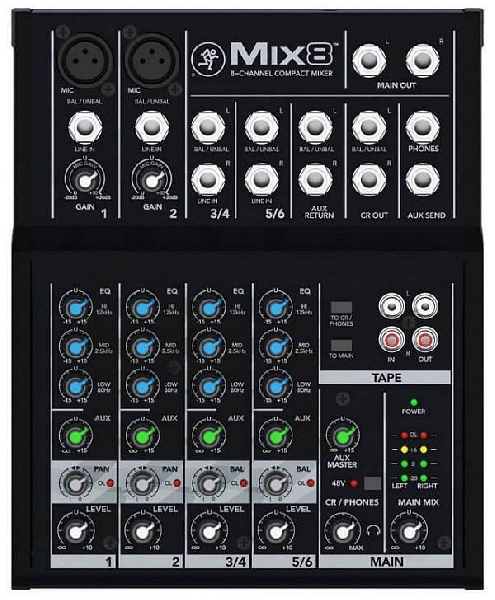 mackie mix 8 - il nuovo mixer compatto