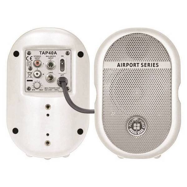 topp pro tap 40a - bianca - cassa 40 watt serie airport