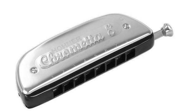 hohner 250/32 chrometta 8 - armonica a bocca cromatica 2 ottave