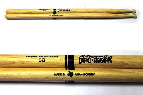 pro mark millennium ii 5b - american hickory - punta nylon