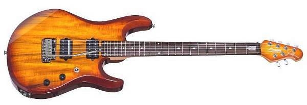 sterling by music man jp100d-mkoa - mahogany/koa - john petrucci