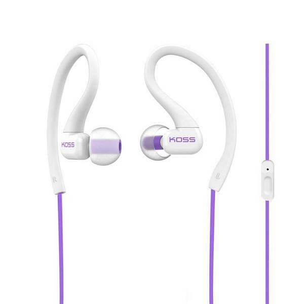 koss ksc32i v fitclips - colore viola - auricolare clip - musica e cellulare