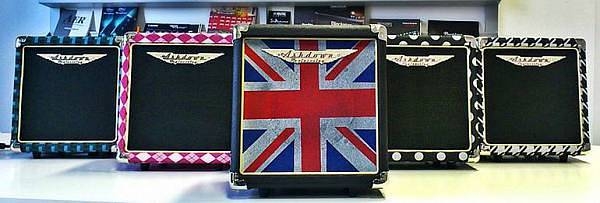 ashdown aaa-tourbus-10 - grafica union jack - amplificatore combo per basso