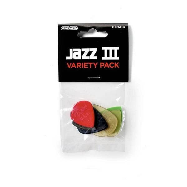 dunlop pvp103 6 plettri assortiti jazz iii