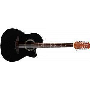 applause by ovation balladeer mid cutaway 12-string black