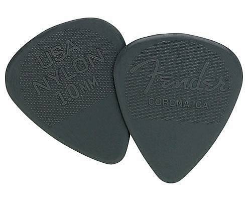 fender nylon - confezione 72 plettri - misura 1.00 mm