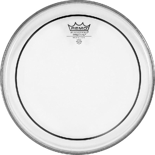 remo weatherking pinstripe clear 10 - pelle battente per tom batteria