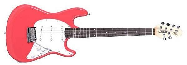 sterling by music man ct50-frd - fiesta red - cutlass