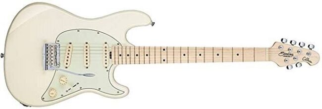 sterling by music man ct50-owh - olympic white - cutlass