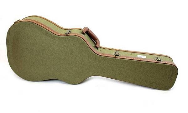 luke & daniel wcc6s - custodia rigida in legno per chitarra classica - tweed verde