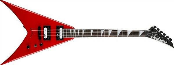 jackson js series king v js32t amaranth fingerboard ferrari red