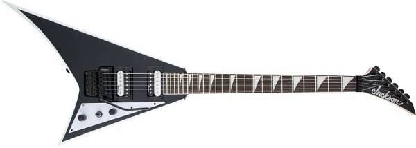 jackson js series rhoads js32 amaranth fingerboard black w/white bevels