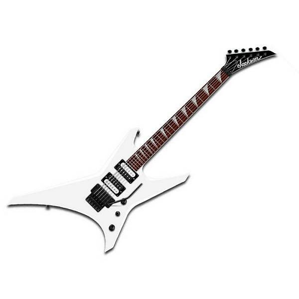 jackson js series warrior js32 amaranth fingerboard snow white