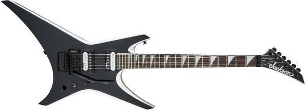 jackson js series warrior js32 amaranth fingerboard black w/white bevels